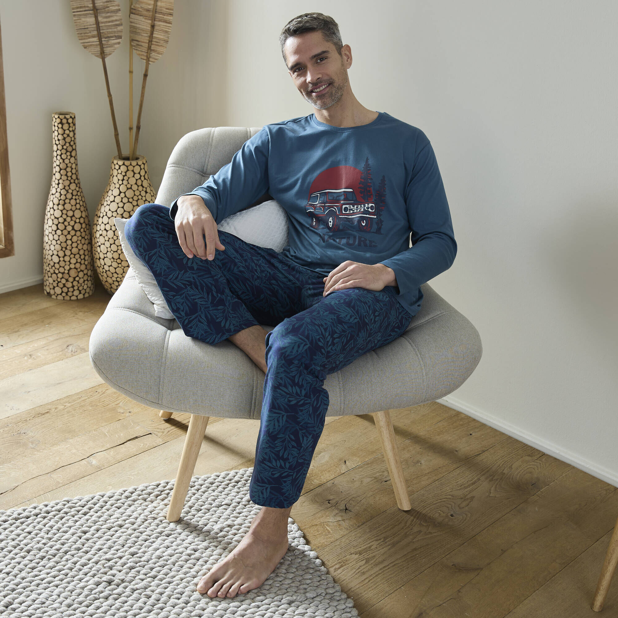 Pyjama homme Pas Cher Polaire velours ou coton Blancheporte